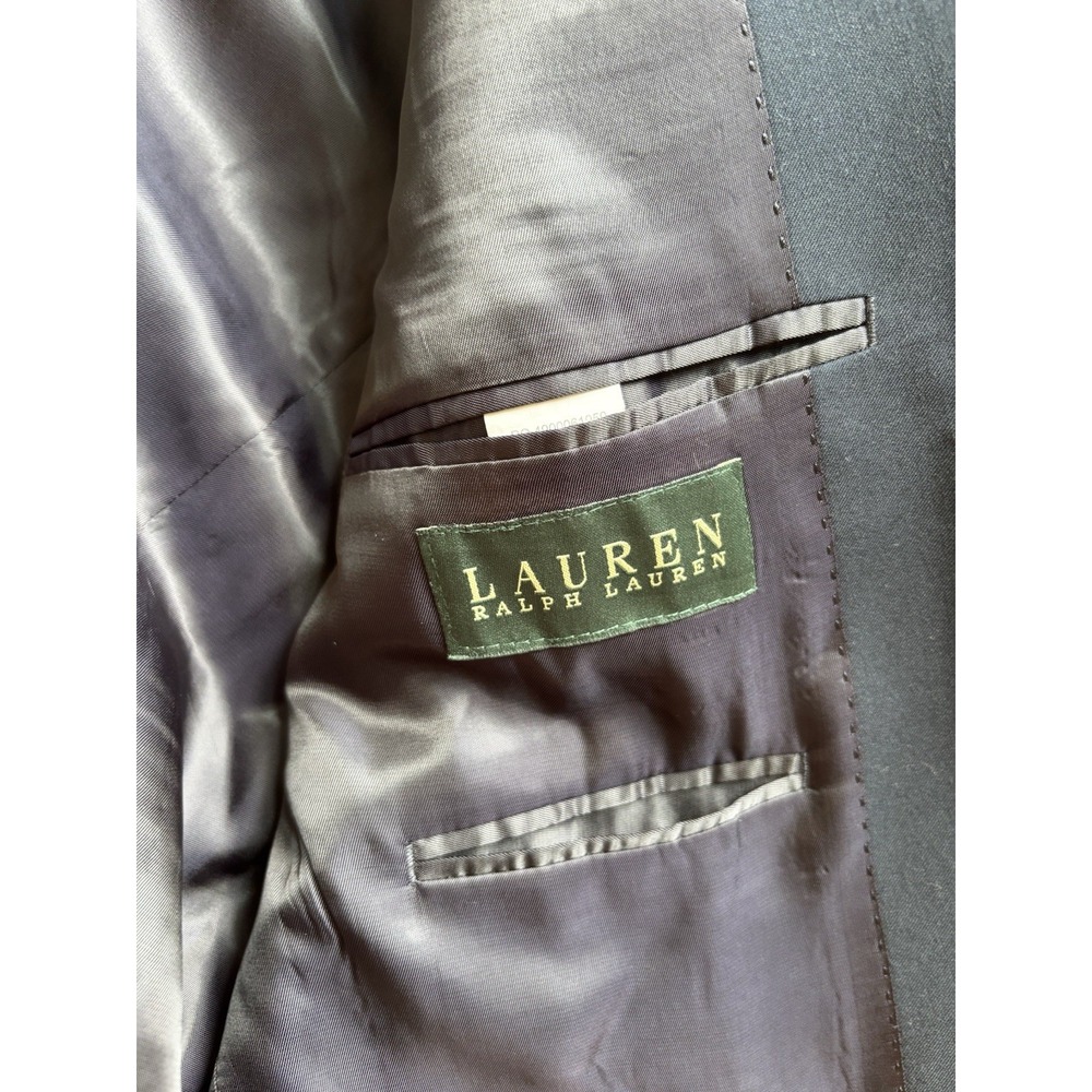 Lauren Ralph Lauren Men's Sport Jacket Navy Blue 2 Button Gold Button Accent 20R - Picture 7 of 8